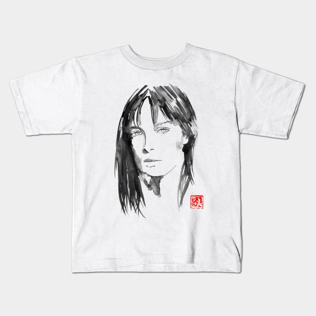 marie laforet Kids T-Shirt by pechane